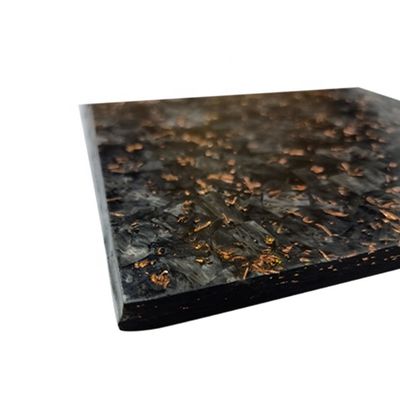 Multi-functional 370*470mm Carbon Fiber Board with 1mm Thickness and Golden Foil