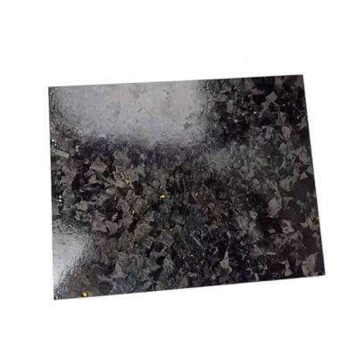 Multi-functional 370*470mm Carbon Fiber Board with 1mm Thickness and Golden Foil