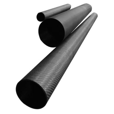 Carbon Fiber Tube in Large Size Tapered Tube 80mm 100mm with 100% Carbon Content