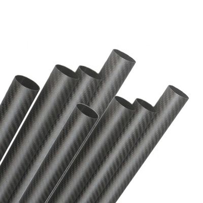 3k Twill Surface High Tensile Strength Carbon Fiber Tube for Industrial Applications