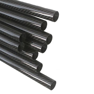 3k Twill Surface High Tensile Strength Carbon Fiber Tube for Industrial Applications