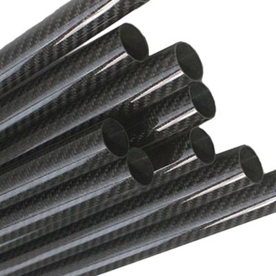 3k Twill Surface High Tensile Strength Carbon Fiber Tube for Industrial Applications