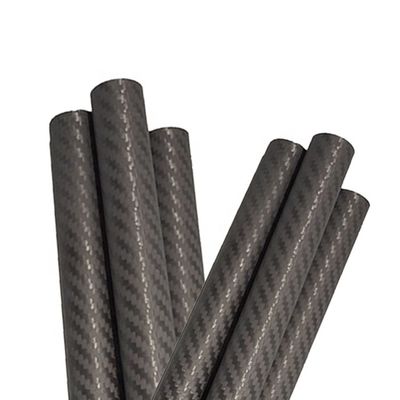 3k Twill Surface High Tensile Strength Carbon Fiber Tube for Industrial Applications