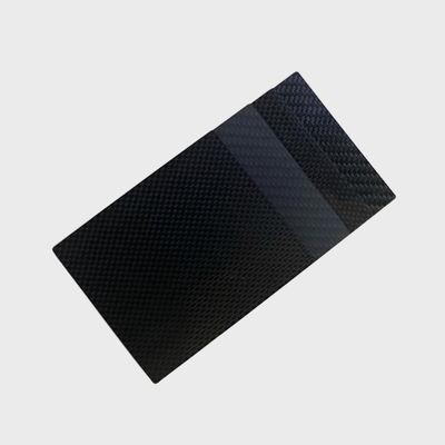 Plate CNC Custom Machining Carbon Fiber with 3K Twill Plain Design and Press Technology