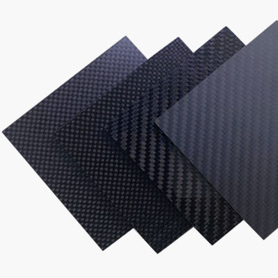 Plate CNC Custom Machining Carbon Fiber with 3K Twill Plain Design and Press Technology