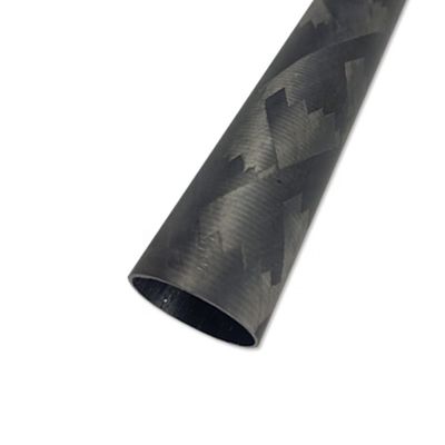 Durable and Heat-Resistant 3k Filament-Wound Carbon Fiber Exhaust Tube for Industrial