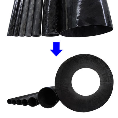 Customer's Requirement Carbon Fiber Tube Filament Winding with Customized Thickness