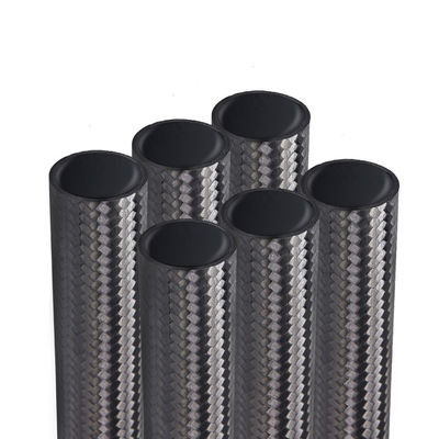 Aviation Field 100% Carbon Fiber Solid Tube 3K Twill Round Tube for Drone Accessories