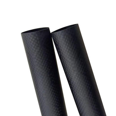 66% Content Carbon Fiber Tube with Knitted Weaving Hexagon Tubes Wide Application