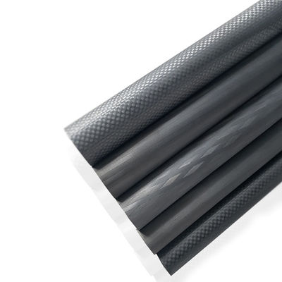 98% C Content Customizable Carbon Fiber Tube with Stainless Steel Brass Threaded Insert