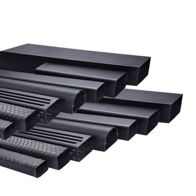 Carbon Fiber Square Oval Tube with 0.025%-0.05% Ash Content and Customizable Length