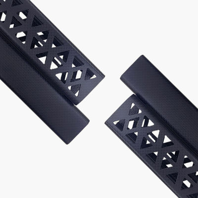 Carbon Fiber Square Oval Tube with 0.025%-0.05% Ash Content and Customizable Length