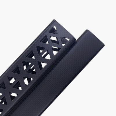 0.025% Ash Content Carbon Fiber Square Tube Connectors for Customized Applications