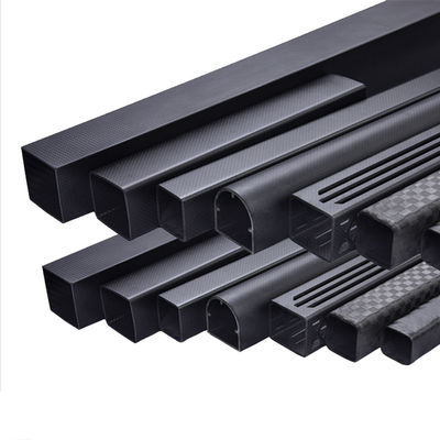 0.025% Ash Content Carbon Fiber Square Tube Connectors for Customized Applications