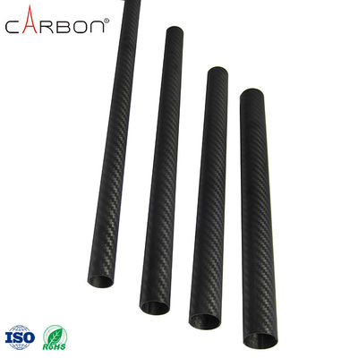 200 Finish Matte/Glossy ZhongShan Carbon 3K Carbon Fiber Tube for Vaccum Gutter Cleaning