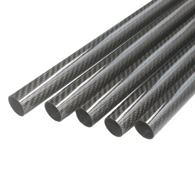 0.001% N Content High Strength 3K Twill Carbon Fiber Tube CBTCFT042