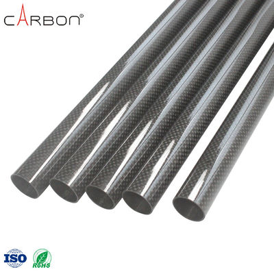 0.001% N Content High Strength 3K Twill Carbon Fiber Tube CBTCFT042