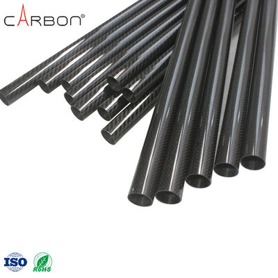 0.001% N Content High Strength 3K Twill Carbon Fiber Tube CBTCFT042