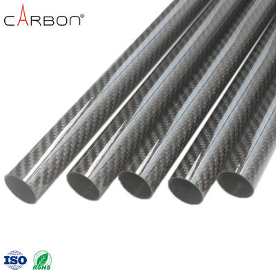 0.001% N Content High Strength 3K Twill Carbon Fiber Tube CBTCFT042