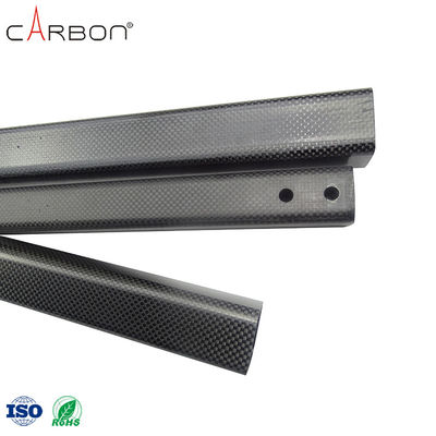 Non-volatile 3Mm Square Carbon Fiber Pipe for Shoe Production Process