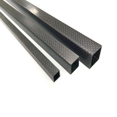 Non-volatile 3Mm Square Carbon Fiber Pipe for Shoe Production Process