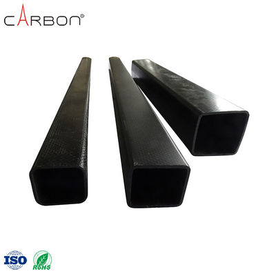 Non-volatile 3Mm Square Carbon Fiber Pipe for Shoe Production Process