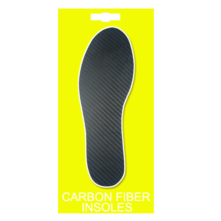 67% Carbon Fiber and 33% Epoxy Resin Insole Full Length Rigid Shoe Insert for Support