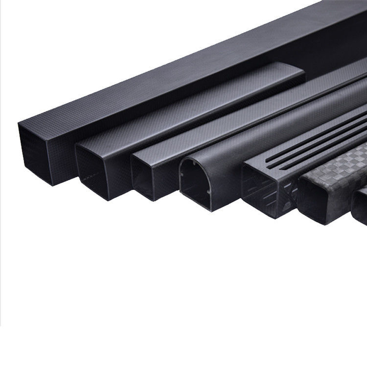Carbon Fiber Square Oval Tube with 0.025%-0.05% Ash Content and Customizable Length