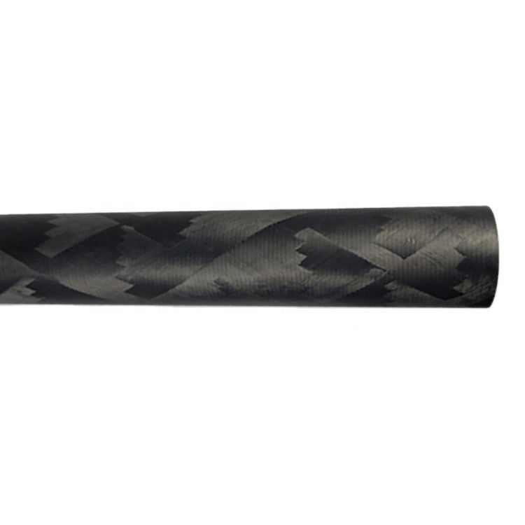 98% C Content Non-volatile Carbon Fiber Hexagonal Tube 25mm 3K Carbon Oval Tubing